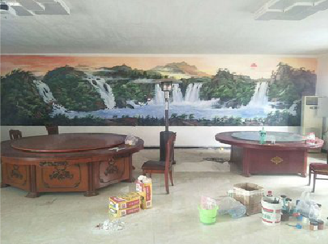 凤县墙绘-写实风景