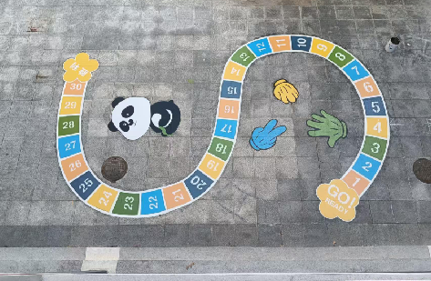 凤县地面游戏彩绘