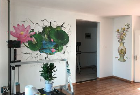 凤县墙体彩绘相比墙纸的优势。