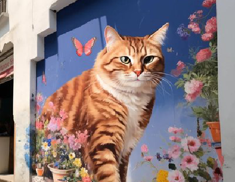 凤县自己绘制有个性的手绘墙