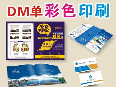 凤县单页印刷，色彩搭配简单。